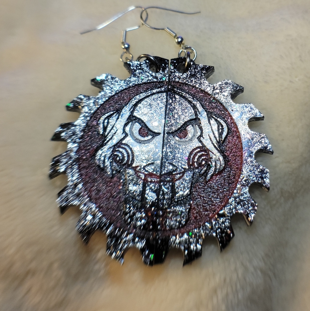 Jigsaw earings
